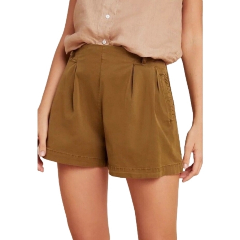 Anthropologie Moss Kelyn Pleated City Shorts